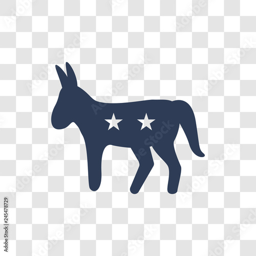 Democrat icon vector
