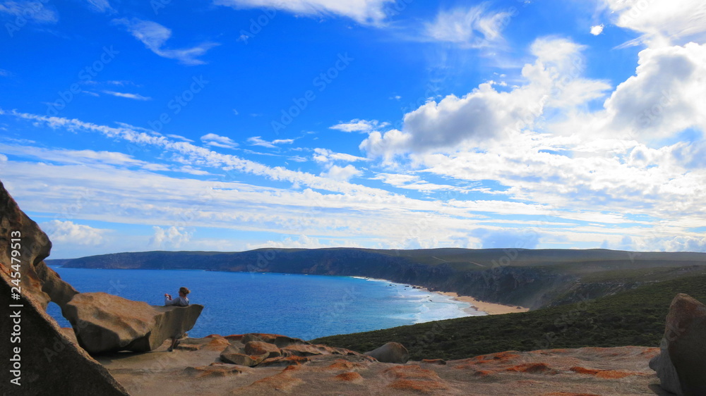 coast kangaroo island, australia