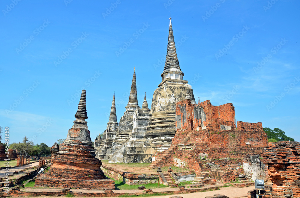 Fototapeta premium Wat Phra Si Sanphet in Ayutthaya,Thailand