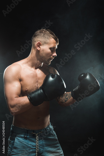 MMA Fighter Preparing Bandages For Training. © kuznechik42