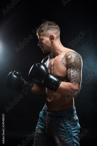 MMA Fighter Preparing Bandages For Training. © kuznechik42