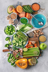 Fresh vegan food