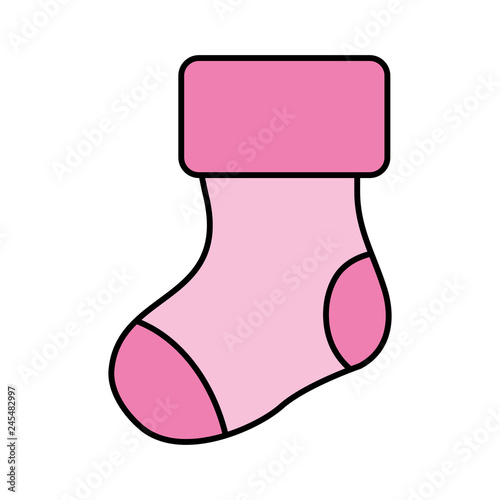 sock baby isolated icon