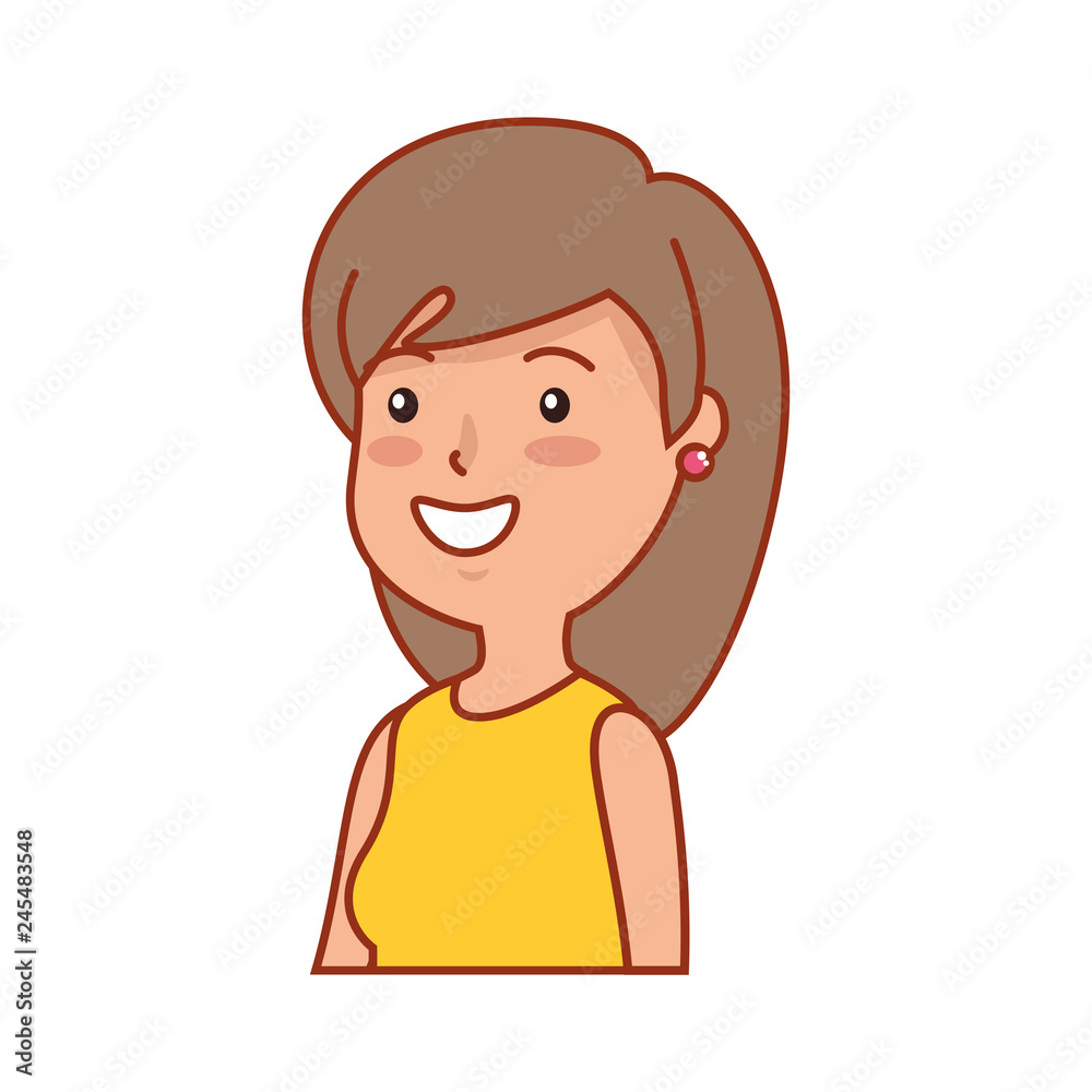 beautiful and young woman character beautiful and young woman character