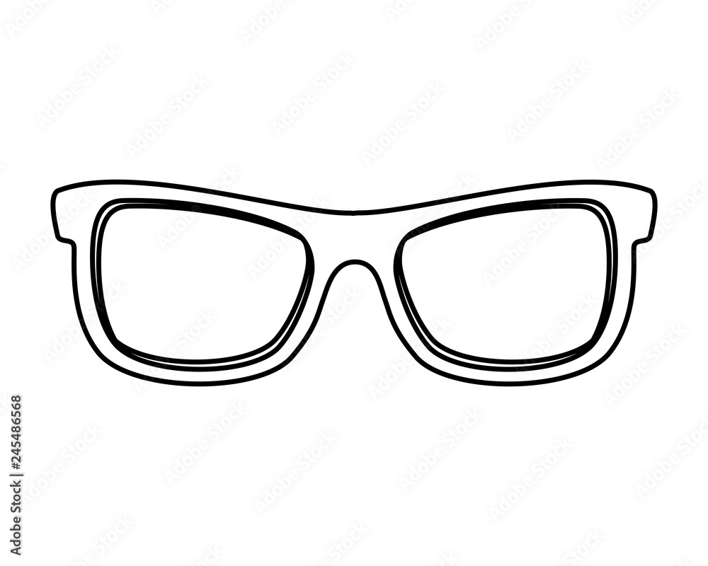 sunglasses accessory isolated icon sunglasses accessory isolated icon