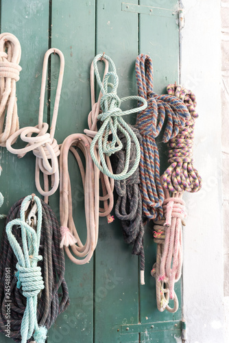 Ropes of different colors
