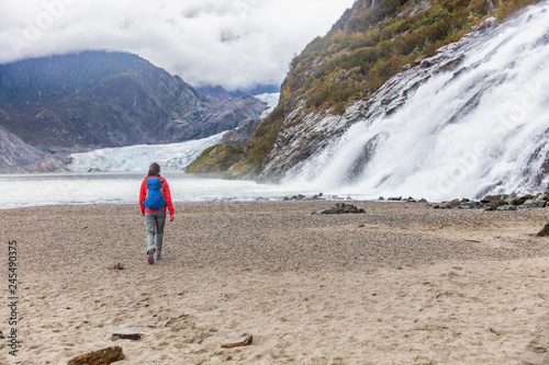 Foto Mendenhall glacier in Juneau, Alaska