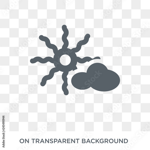 subtropical climate icon. subtropical climate design concept from Weather collection. Simple element vector illustration on transparent background.