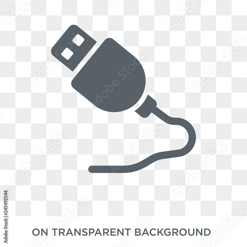 Canvastavla Usb port icon