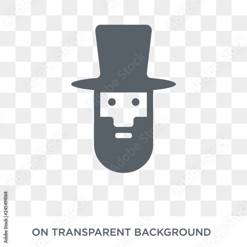 Lincoln icon. Trendy flat vector Lincoln icon on transparent background from United States of America collection. High quality filled Lincoln symbol use for web and mobile