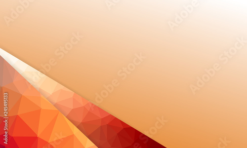 Abstract geometric background with polygons. Info graphics composition with geometric shapes.Retro label design. Vector illustration for business presentation - Vector