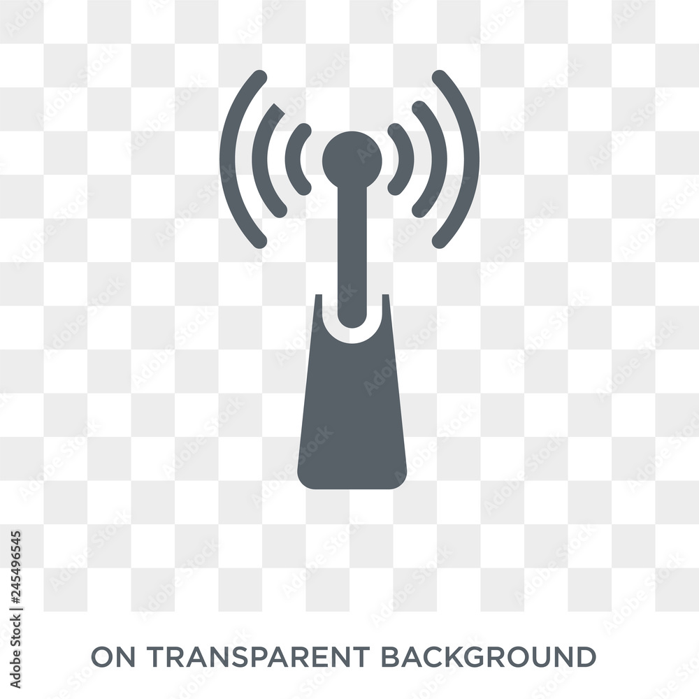 Reach icon. Trendy flat vector Reach icon on transparent background