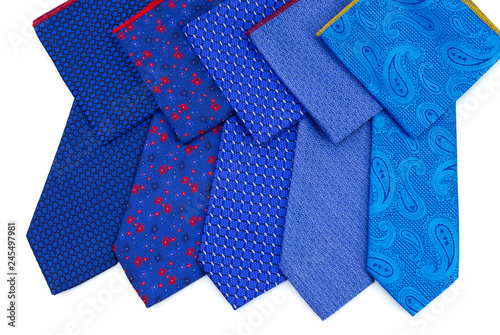 Blue ties collection