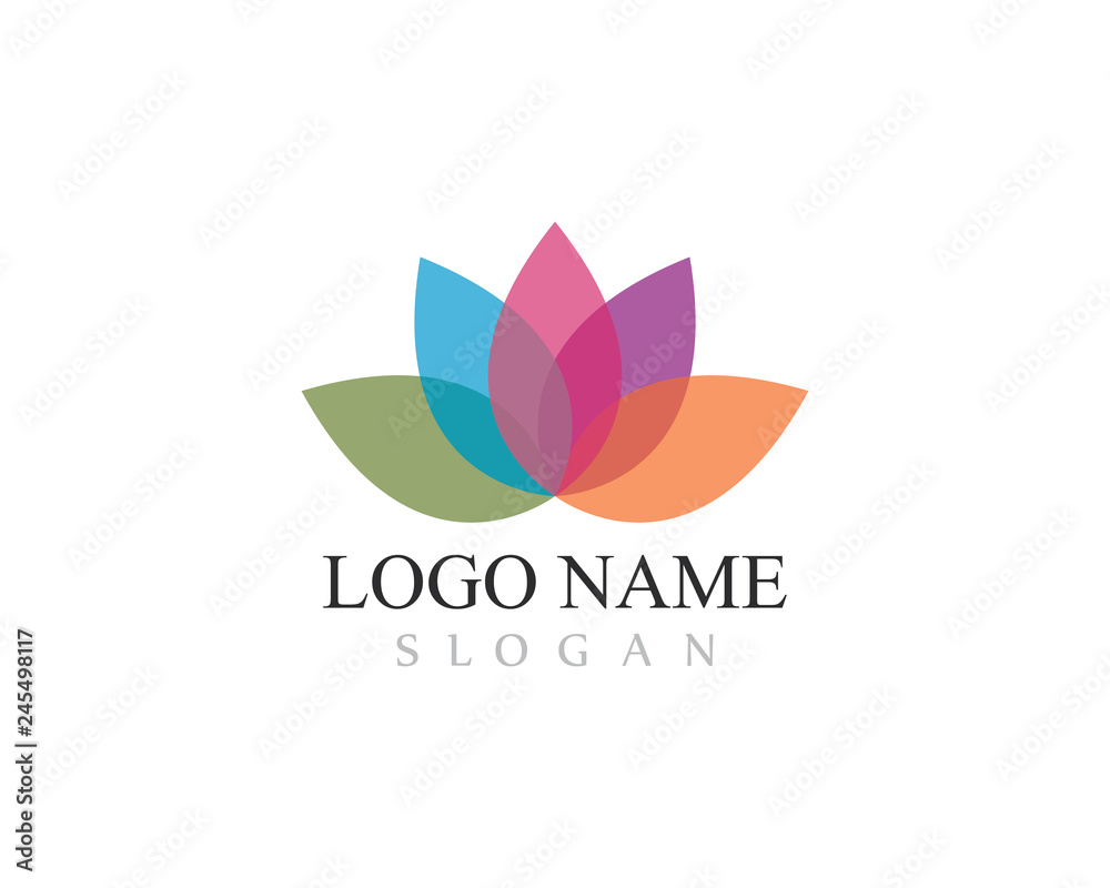 Beauty Vector flowers design logo Template icon Beauty Vector flowers design logo Template icon