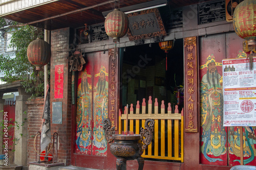 the precincts of taiwanese temple photo