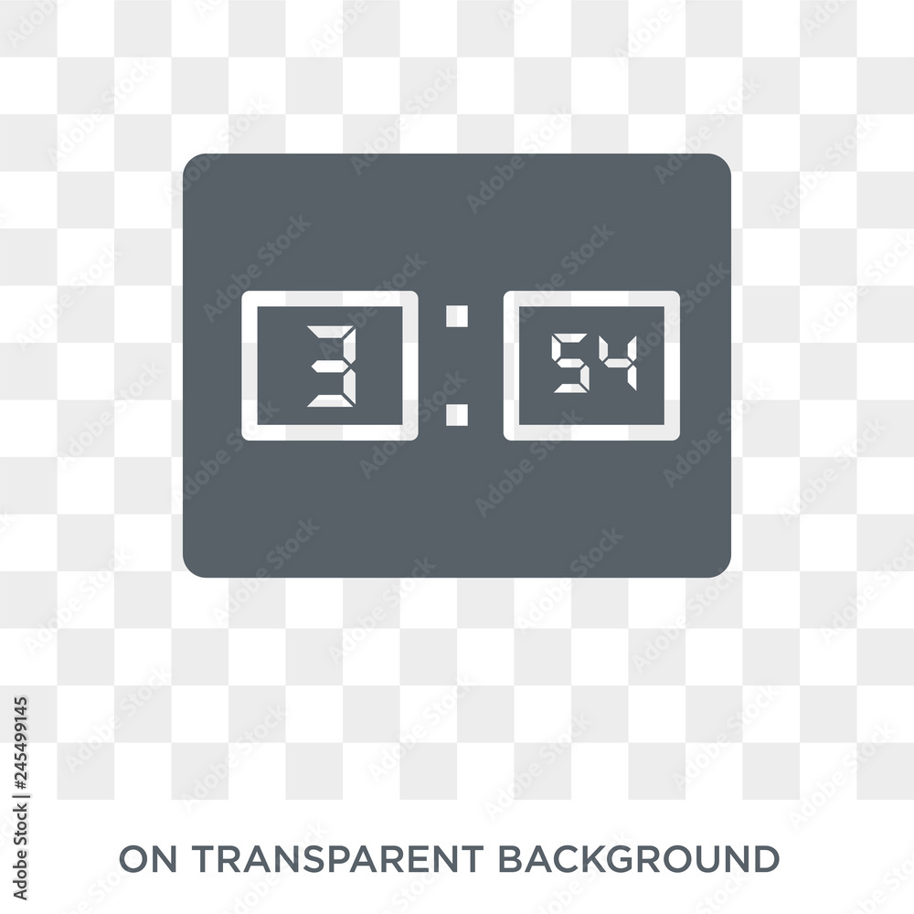 Scoreboard icon. Trendy flat vector Scoreboard icon on transparent background from sport collection. High quality filled Scoreboard symbol use for web and mobile Scoreboard icon. Trendy flat vector Scoreboard icon on transparent background from sport collection. High quality filled Scoreboard symbol use for web and mobile