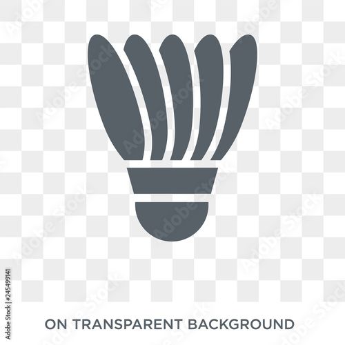 Shuttlecock icon. Trendy flat vector Shuttlecock icon on transparent background from sport collection. High quality filled Shuttlecock symbol use for web and mobile
