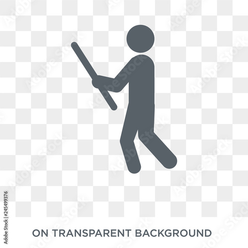 kendo icon. Trendy flat vector kendo icon on transparent background from sport collection. High quality filled kendo symbol use for web and mobile