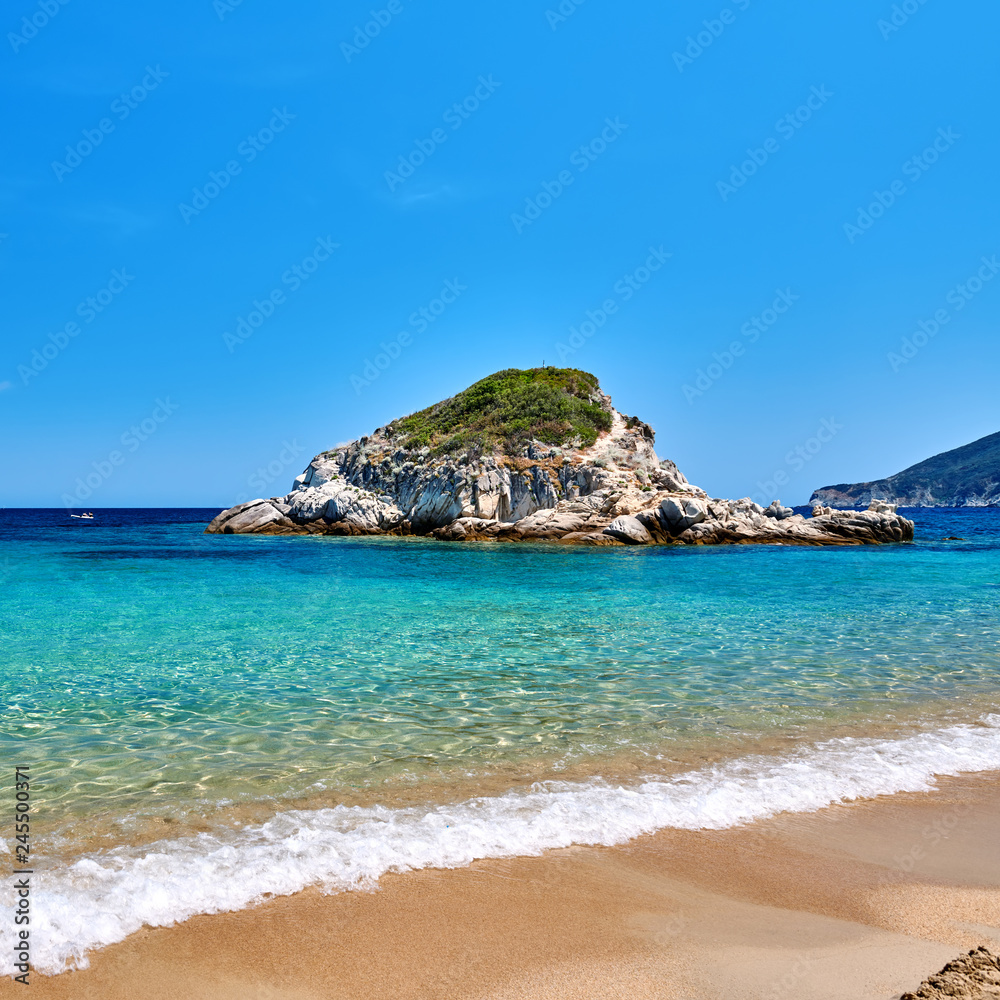 Beautiful beach landscape, Sithonia, Greece