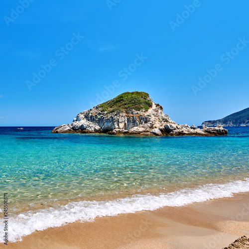 Beautiful beach landscape, Sithonia, Greece © haveseen
