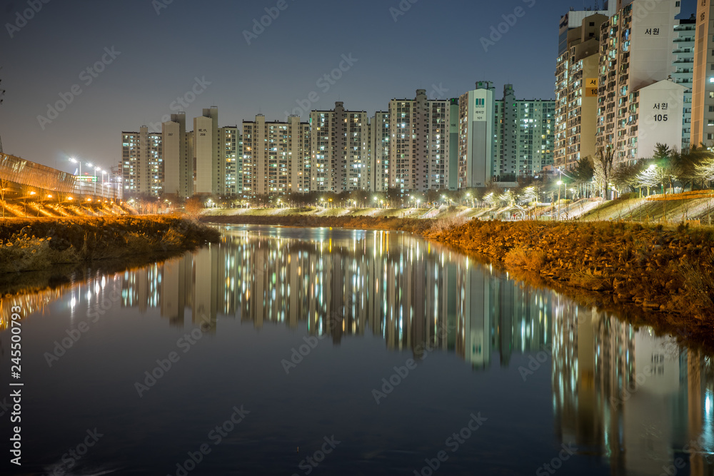 Fototapeta premium Seoul apartments