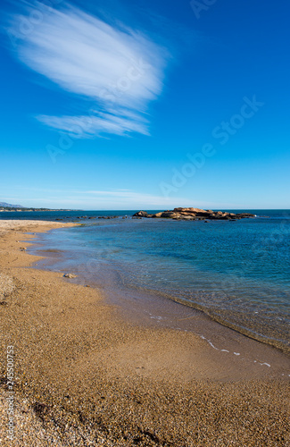 The ampolla beach on the coast of Tarragona © vicenfoto