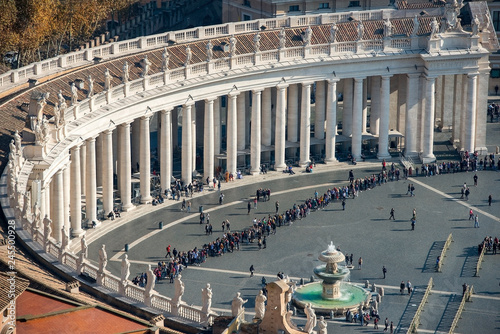 view of St. Peter's Square, Vatican City photo