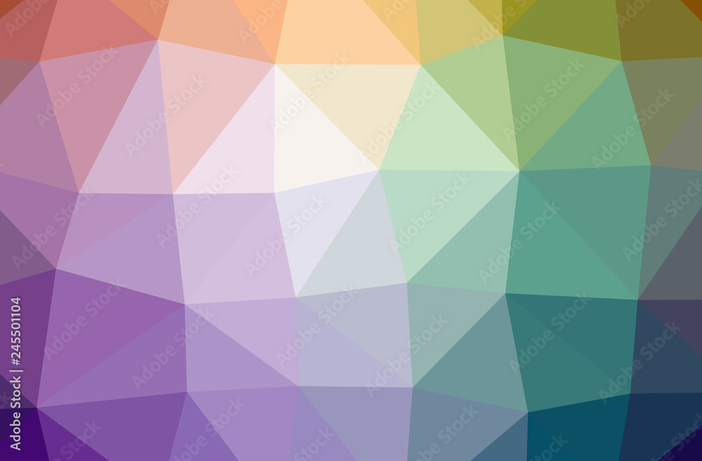 Illustration of abstract Green, Purple, Yellow horizontal low poly background. Beautiful polygon design pattern. Illustration of abstract Green, Purple, Yellow horizontal low poly background. Beautiful polygon design pattern.