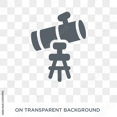 Reflector icon. Reflector design concept from Astronomy collection. Simple element vector illustration on transparent background.
