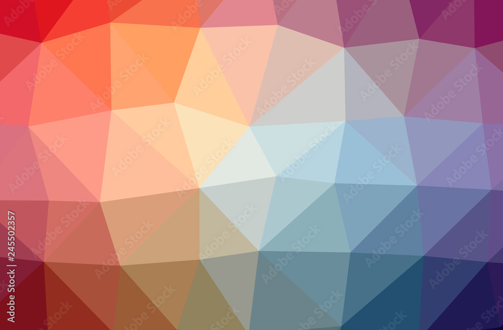 Illustration of abstract Blue, Red horizontal low poly background. Beautiful polygon design pattern. Illustration of abstract Blue, Red horizontal low poly background. Beautiful polygon design pattern.