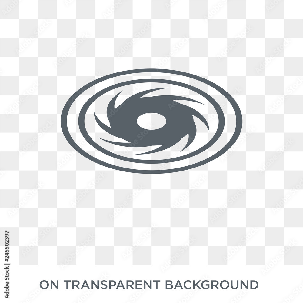 Black hole icon. Black hole design concept from Astronomy collection. Simple element vector illustration on transparent background. Black hole icon. Black hole design concept from Astronomy collection. Simple element vector illustration on transparent background.