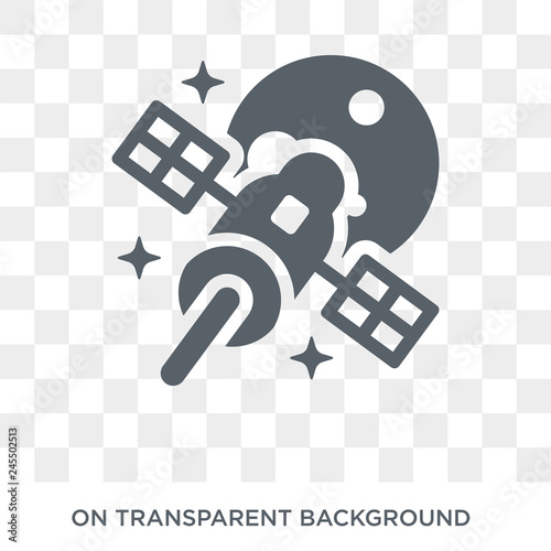 aerospace icon. aerospace design concept from Astronomy collection. Simple element vector illustration on transparent background.