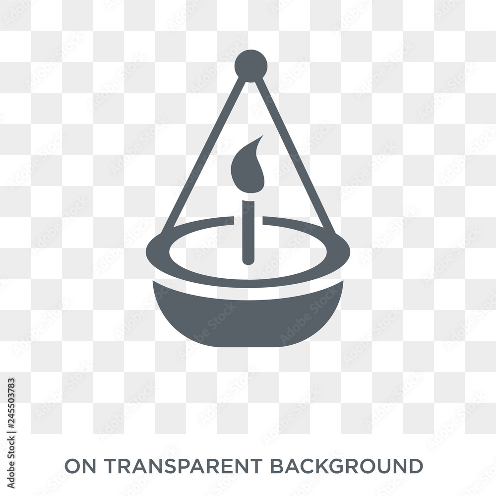 Vecteur Stock Ner Tamid icon. Trendy flat vector Ner Tamid icon on