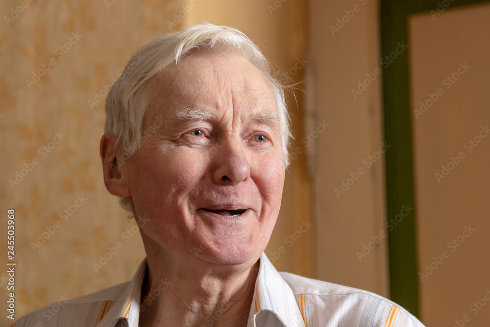 Portrait of senior man. Portrait of senior man.