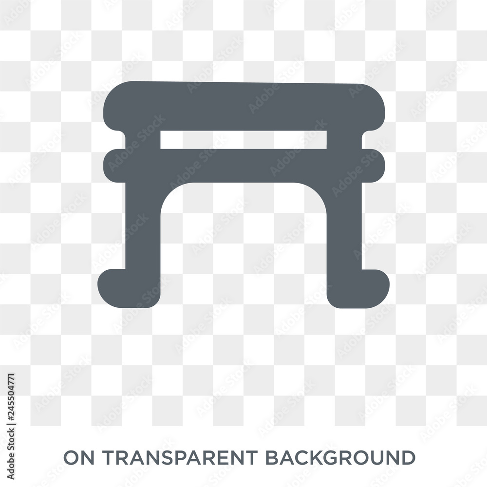 Shinto icon. Trendy flat vector Shinto icon on transparent background ...