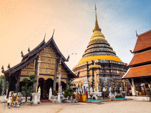 the buddhist temple in Thailand