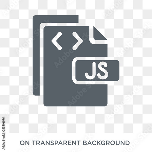 Js icon. Trendy flat vector Js icon on transparent background from Programming collection. High quality filled Js symbol use for web and mobile