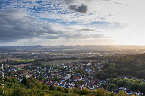 Landscape of Low Saxony in Germany . photo