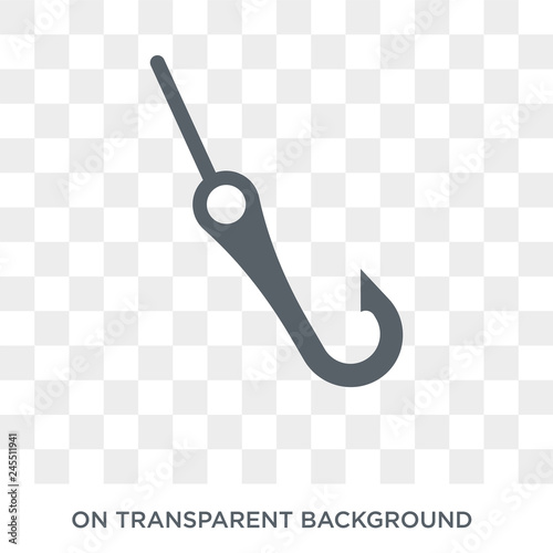 Bait icon. Trendy flat vector Bait icon on transparent background from Nautical collection. High quality filled Bait symbol use for web and mobile