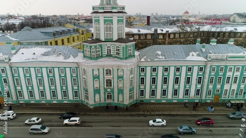 Saint Petersburg Aerial Shot In Winter