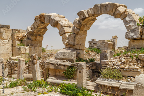 Wallpaper Mural Ruins of the ancient Roman town Mactaris (modern Maktar), Tunisia Torontodigital.ca