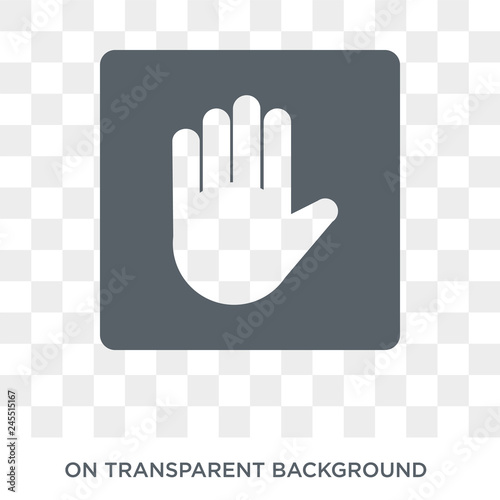 Ad blocker icon. Ad blocker design concept from Marketing collection. Simple element vector illustration on transparent background.
