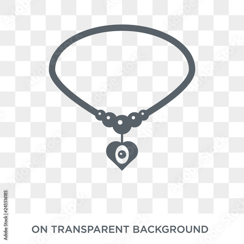 Pendant icon. Trendy flat vector Pendant icon on transparent background from Luxury collection. High quality filled Pendant symbol use for web and mobile