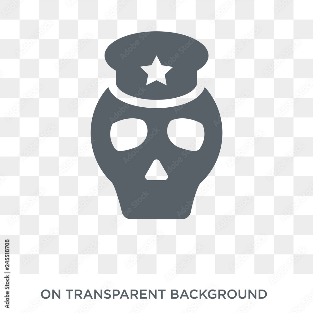 Skull Army icon. Skull Army design concept from Army collection. Simple element vector illustration on transparent background. Skull Army icon. Skull Army design concept from Army collection. Simple element vector illustration on transparent background.