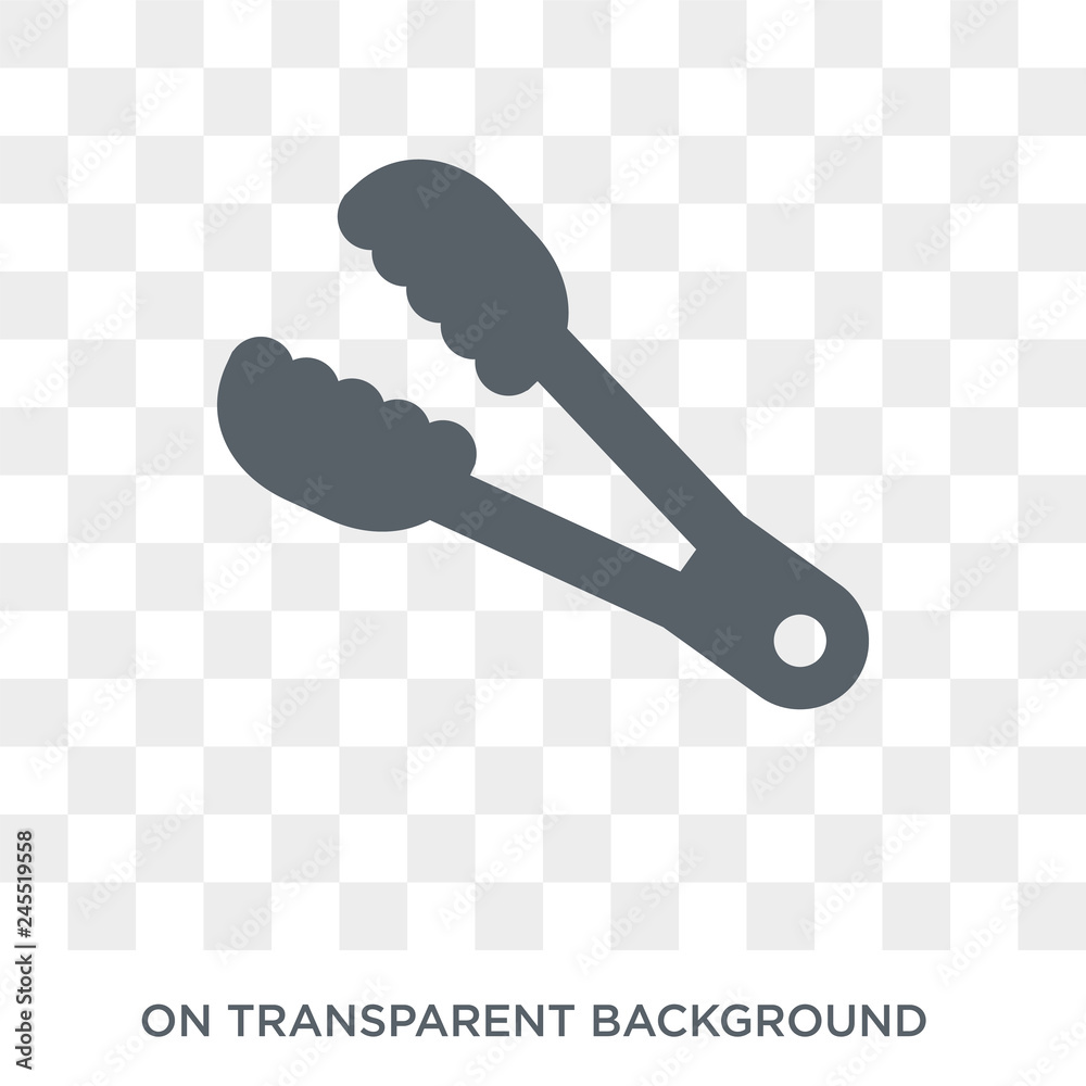 tongs icon. tongs design concept from Kitchen collection. Simple element  vector illustration on transparent background. Stock Vector | Adobe Stock