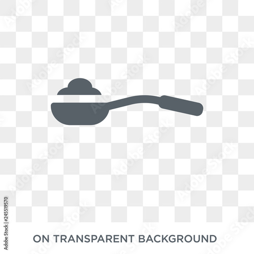 teaspoon icon. teaspoon design concept from Kitchen collection. Simple element vector illustration on transparent background.