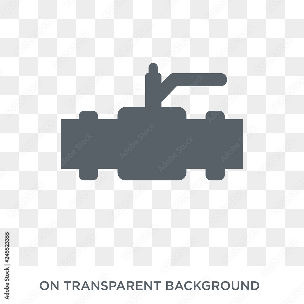 Valve icon. Valve design concept from collection. Simple element vector illustration on transparent background. Valve icon. Valve design concept from collection. Simple element vector illustration on transparent background.
