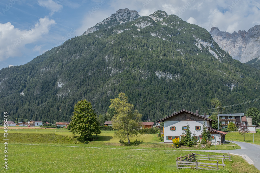 Tirol, Austria, Leutasch region. Alpine Landscape.