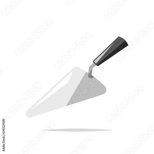 Trowel vector isolated illustration