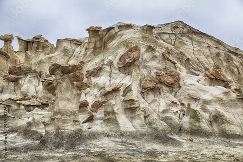 Bisti badlands, Hoodoos,New Mexico, USA photo